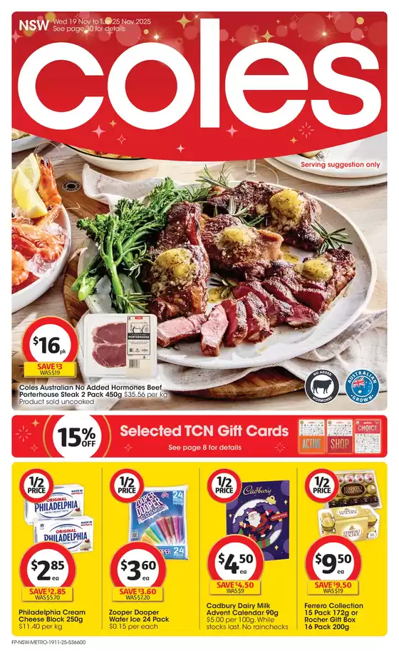 Coles catalogue in Cowra NSW | Coles Catalogue - 19th November | 2025-11-19T00:00:00.000Z - 2025-11-25T00:00:00.000Z