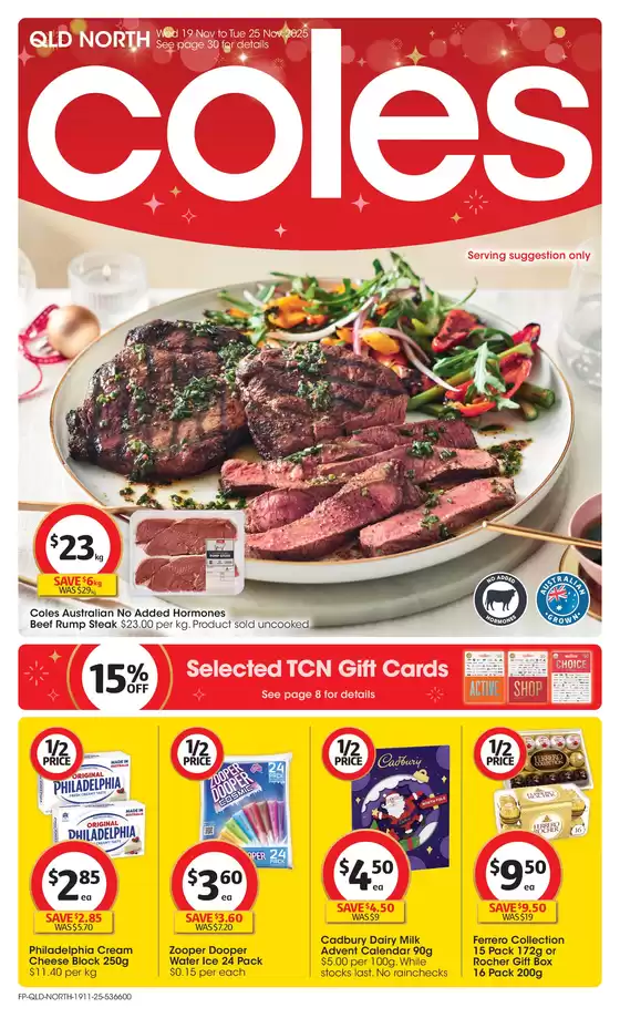 Coles catalogue in Thuringowa QLD | Coles Catalogue - 19th November | 2025-11-19T00:00:00.000Z - 2025-11-25T00:00:00.000Z