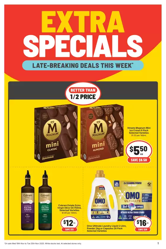 Ritchies catalogue in Cooma NSW | Sneak Peek Extra Specials Digital Catalogue | 2025-11-19T00:00:00.000Z - 2025-11-25T00:00:00.000Z