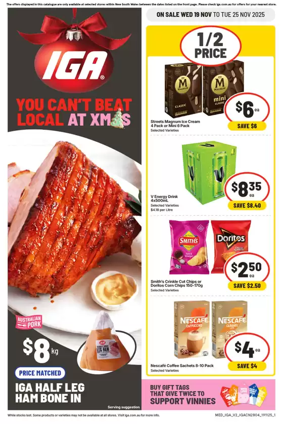 IGA catalogue in Highfields QLD | Iga catalogue specials | 2025-11-19T00:00:00.000Z - 2025-11-25T00:00:00.000Z