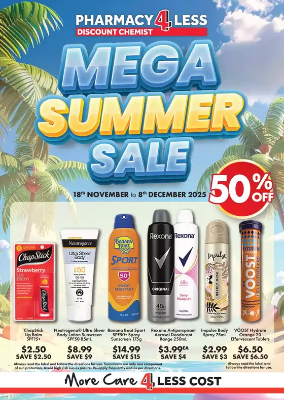 Pharmacy 4 Less catalogue | e7f4a2d78d414f8b775549c2c762465a358abd13 | 2025-11-18T00:00:00.000Z - 2025-12-08T00:00:00.000Z