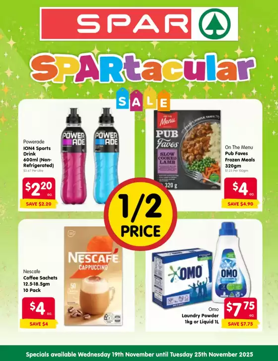 SPAR catalogue in Ballan VIC | Our best deals for you | 2025-11-19T00:00:00.000Z - 2025-11-25T00:00:00.000Z