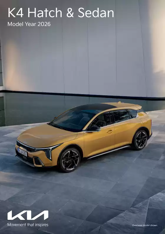 Kia catalogue in Sydney NSW | Kia K4 Sedan | 2026-01-01T00:00:00.000Z - 2026-12-31T00:00:00.000Z