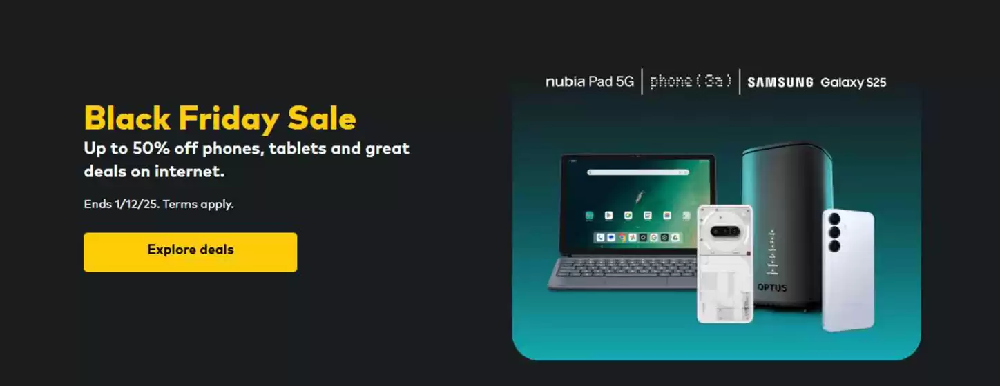 Optus catalogue in Melbourne VIC | Black Friday Sale | 2025-11-19T00:00:00.000Z - 2025-12-01T00:00:00.000Z