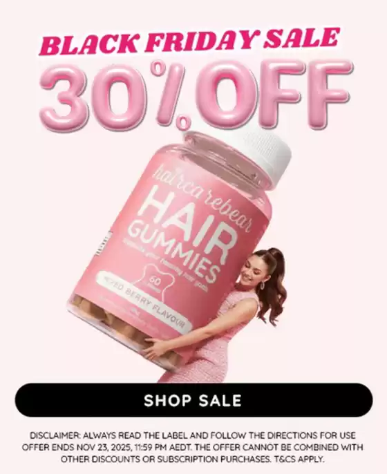 Haircarebear catalogue in Adelaide SA | Black Friday Sale | 2025-11-19T00:00:00.000Z - 2025-11-23T00:00:00.000Z