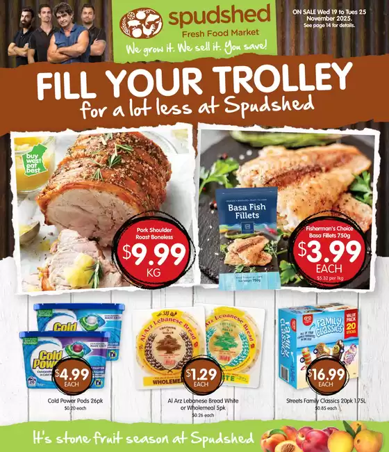 Spudshed catalogue | Weekly Specials | 2025-11-19T00:00:00.000Z - 2025-11-25T00:00:00.000Z