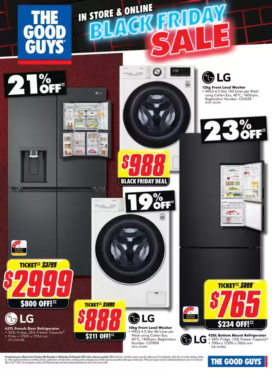 The Good Guys catalogue | Black Friday Sale | 2025-11-20T00:00:00.000Z - 2025-12-03T00:00:00.000Z