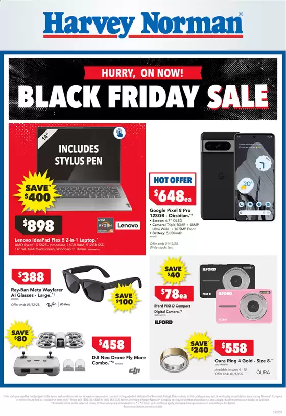 Harvey Norman catalogue | Computers & Tech Black Friday Deals | 2025-11-20T00:00:00.000Z - 2025-12-02T00:00:00.000Z